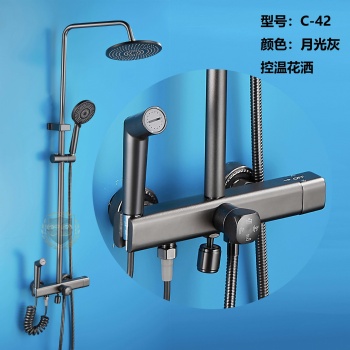 太空铝淋浴套件 C-42 灰