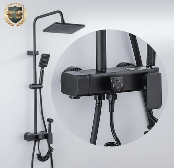 Black Shower Set C-201