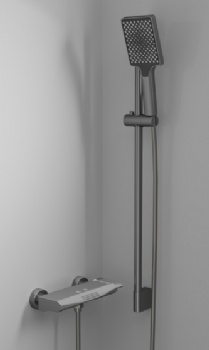 Gray Aluminum Shower Set E-4-1